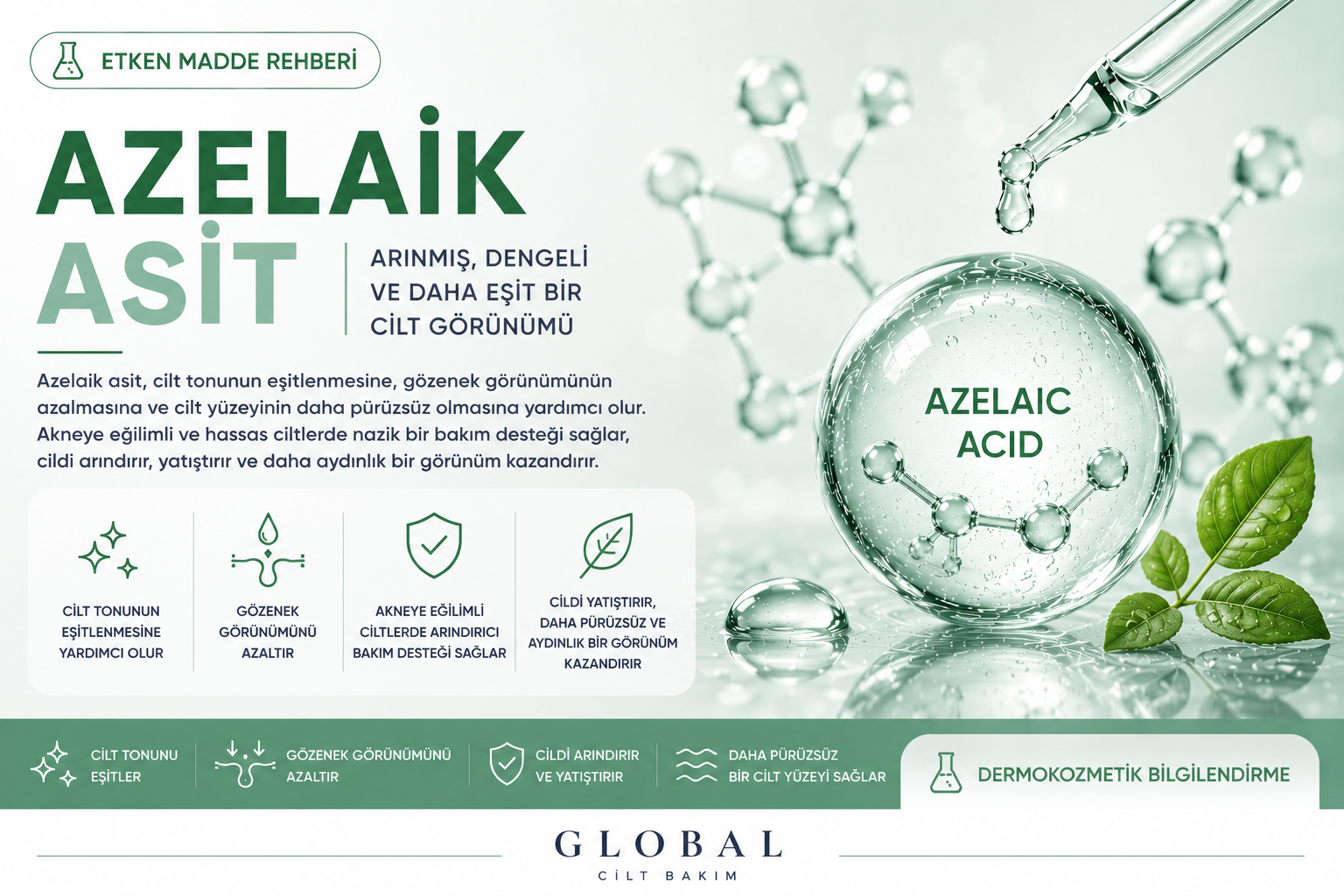 Azelaik Asit Nedir? Cilt Bakımında Azelaik Asit